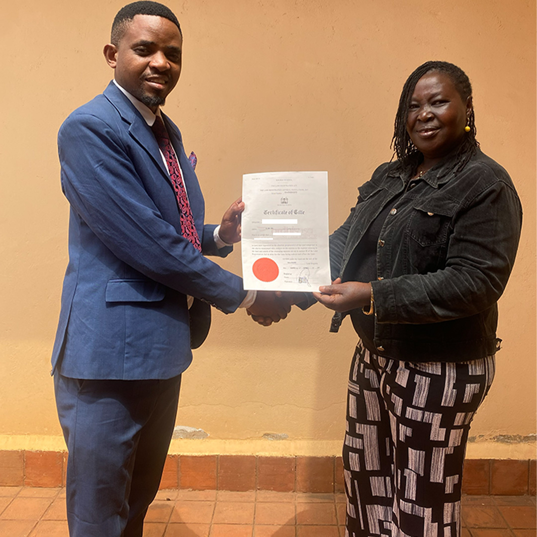Investment to Ownership: A Happy Home Afrika Client Receives Title Deed