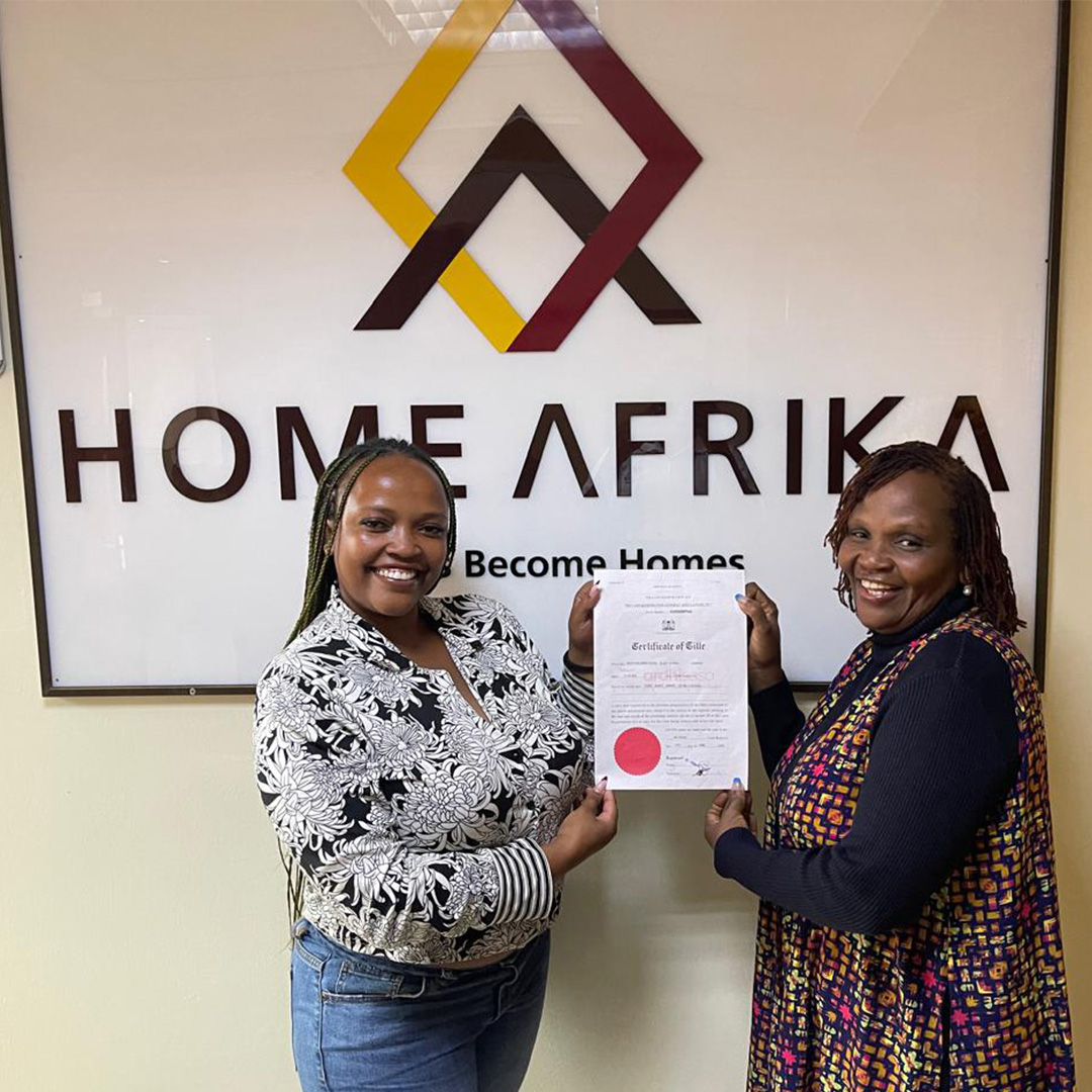 From Investment to Ownership: A Happy Home Afrika Client Receives Her Title Deed Ahead of Expectations
