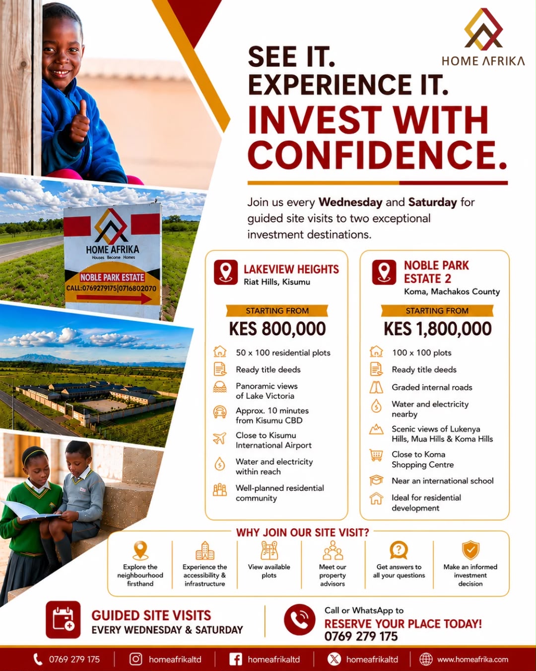 How Do I Book a Site Visit with Home Afrika?